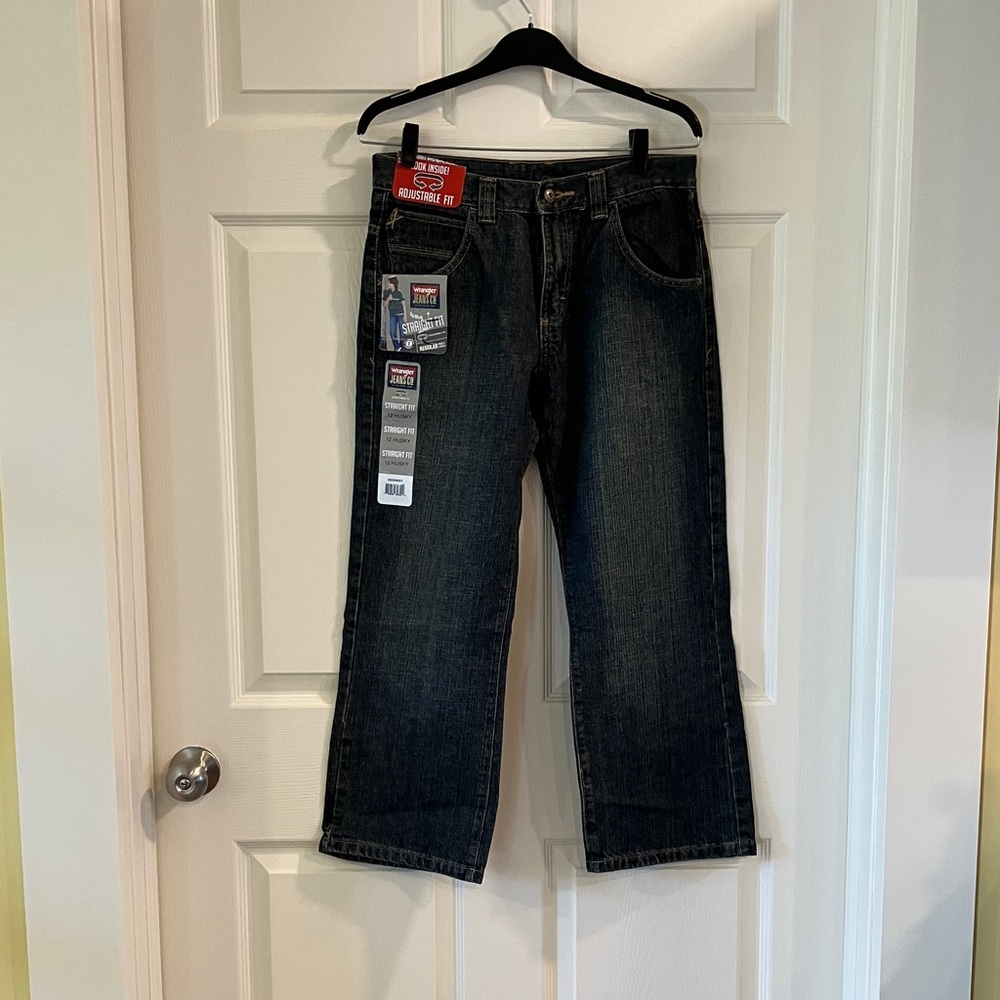 Classic Blue Wrangle  Boys 12 Husky Jeans